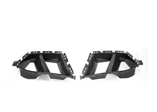 Carbonique G80 M3 / G82 M4 OEM Style Front Inlet Vent Duct – Dry Carbon Fiber, Gloss Finish (2021+)