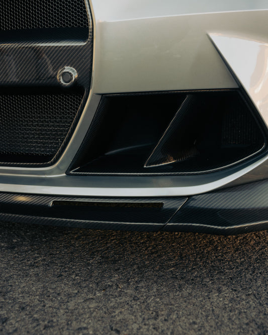 Carbonique G80 M3 / G82 M4 OEM Style Front Inlet Vent Duct – Dry Carbon Fiber, Gloss Finish (2021+)