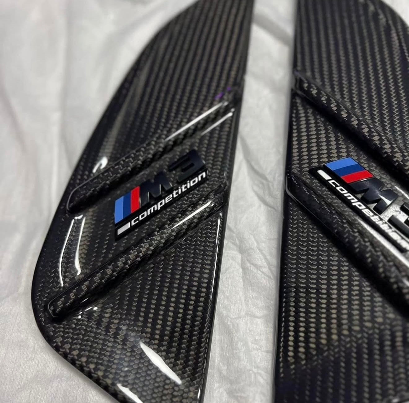 2021+ BMW G80 M3 & G82 M4 Carbon Fiber Fender Trim (Set of 2)