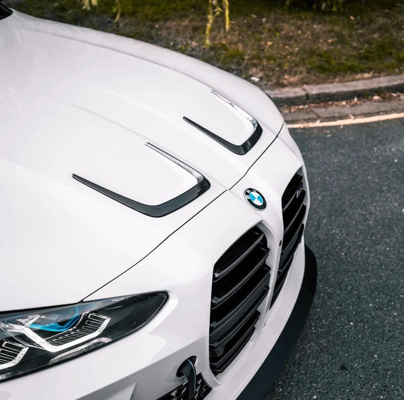 BMW G80 G82 G83 M3 M4 BONNET VENT TRIMS 2021+