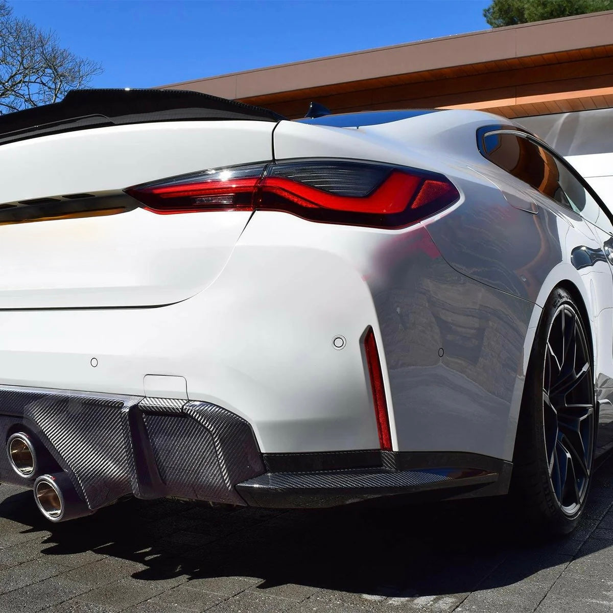 2021+ BMW G80 M3 & G82 M4 OEM-Style Carbon Fiber Rear Splitter